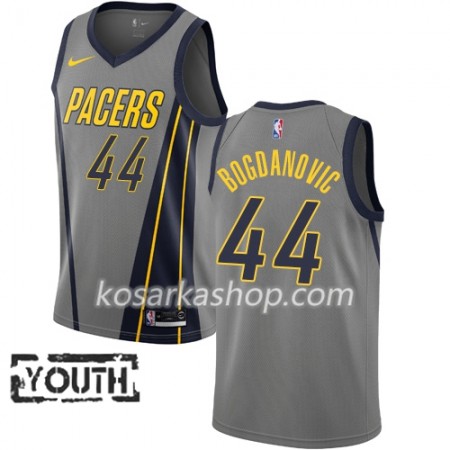 Dres Indiana Pacers Bojan Bogdanovic 44 Nike 2018-19 City Edition Siva Swingman - Dječji